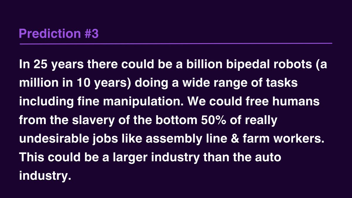 vkhosla's tweet photo. Bipedal robots have the capacity to transform every vertical from eldercare to factories &amp; farms. Few are preparing for how this will radically change GDP, productivity, and human happiness. These robots could create enough value to support the people they replace. https://t.co/Fevv6ekuAX