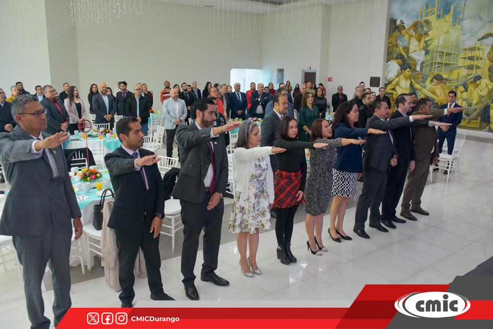 cmicdurango's tweet photo. La Casa de los Constructores fue sede de la Toma de Protesta de la Mesa Directiva 2023-2025 del #COPICD, que tendrá a bien dirigir la M.C. Silvia Azucena Meza Espinosa. Es un honor que nuestro presidente el Arq. @montelongo_raul, haya sido parte del presídium.

¡Enhorabuena! https://t.co/QdpJMkqoKJ