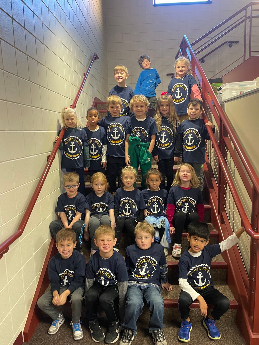 JeffersPondPLS's tweet photo. Thanks @JeffersPondPTC for the NEW, one of kind, @JeffersPondPLS T-shirts for reaching our top Read-a-thon fundraising goal!  All students received their shirts yesterday in school.  Parents...please help label:) https://t.co/YrfnHvBYzG