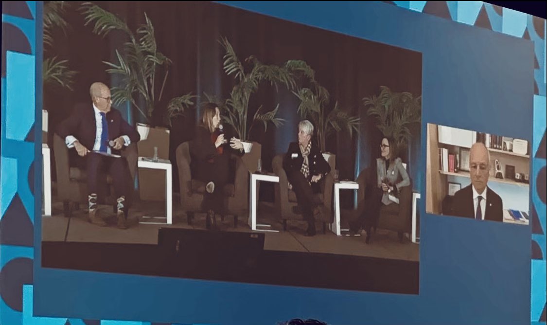 Elated to be on a panel, here at State of Canada’s Cities #SOCC2023 alongside transformative leaders — discussing tangible approaches being taken in local communities to strengthen social, economic and environmental resilience. #groundtruthing <a href="/CANURB/">Canadian Urban Institute</a>