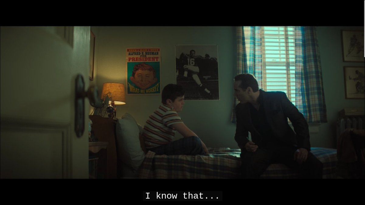 rosysulla's tweet image. I know people wanted some dark and broody backstory for Tony, but I think #TheManySaintsofNewark gave us a more heartbreaking and haunting one. Tony being a really smart and goodnatured kid dabbling in petty crime that could've made it out. 
#TheManySaintsofNewark