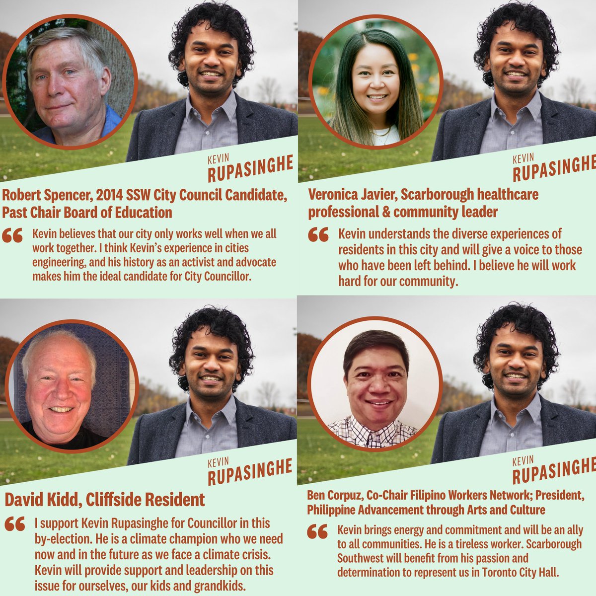 KevinRupasinghe's tweet photo. Thank you to everyone who has endorsed my campaign! We've built a movement to bring real change to #ScarboroughSouthwest. I'm grateful for the support. 

Let's build a better future together - go vote today! 

Voting info: https://t.co/Bu92UBACTc

#Ward20 #TOPoli #ElxnTO #ScarbTO https://t.co/lUYaHbWPIR