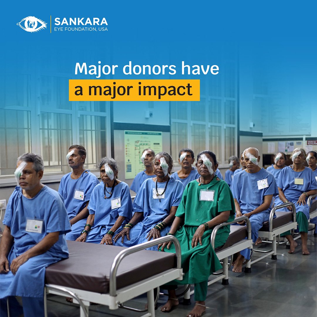 As a facility donor you are impacting many lives.

Your donations help us build more hospitals, expand existing ones and scale up our partner hospital facilities. Give the gift of vision.

Visit giftofvision.org

#sankaraeyefoundation #eyehospitals #eyes #eyesight #ngo