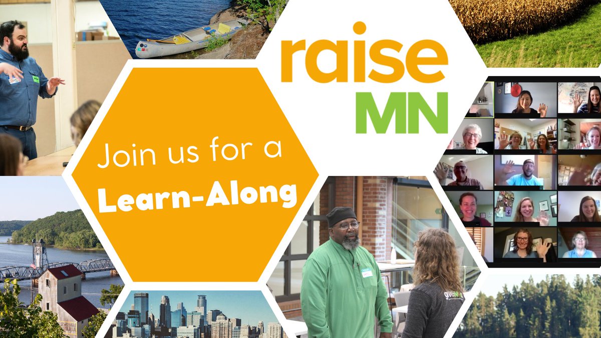 Join us for a virtual Learn-Along next Thurs. Dec. 7th, at 1 p.m! GAVE to the Max Day: Top-level trends from GTMD23 and how to keep your fundraising momentum. Learn more and register! raisemn.org/events/2023/gt…