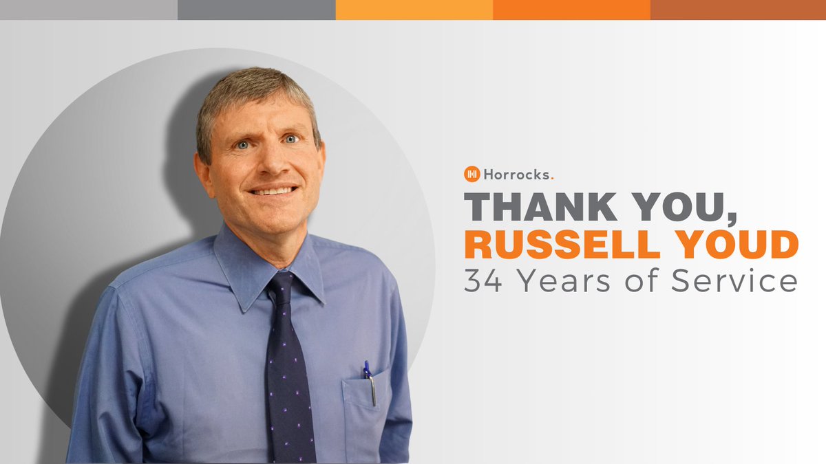 _HORROCKS_'s tweet photo. Please join us in celebrating Russell Youd upon his retirement as Horrocks’ President and Chief Executive Officer. Visit our News page here: https://t.co/lvoGuFvakp. #AtHorrocks #CEO #Retirement #Horrocks #HorrocksEngineers https://t.co/p10BXbubq2