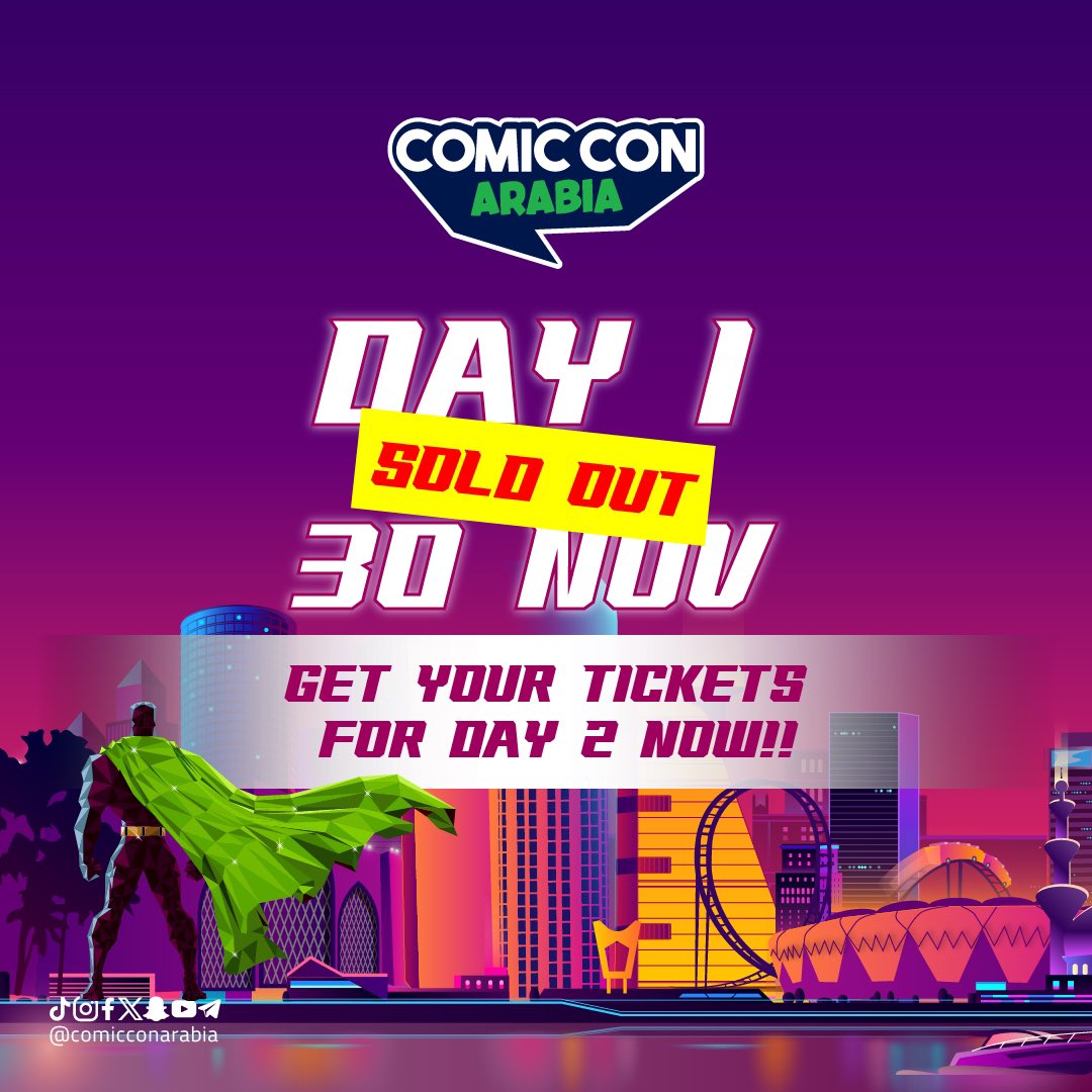 Comic Con Arabia tweet media