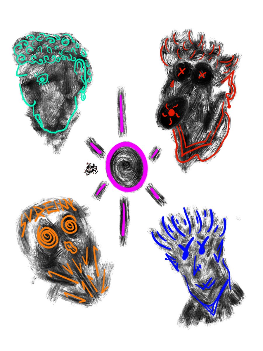 Inspired by @basquiatartt, “People Souls” out now on <a href="/trap/">trap</a>.society__ official page ✴️💞🧡
•
•
•
•
#abstractart #digitalart #procreate #web3 #artwork #opensea #artist #abstractartist #digitalcollectibles #collection #sketch #art #california #tattoo #reflection #problem #shoot