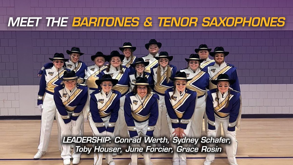 UNI Panther Marching Band tweet media