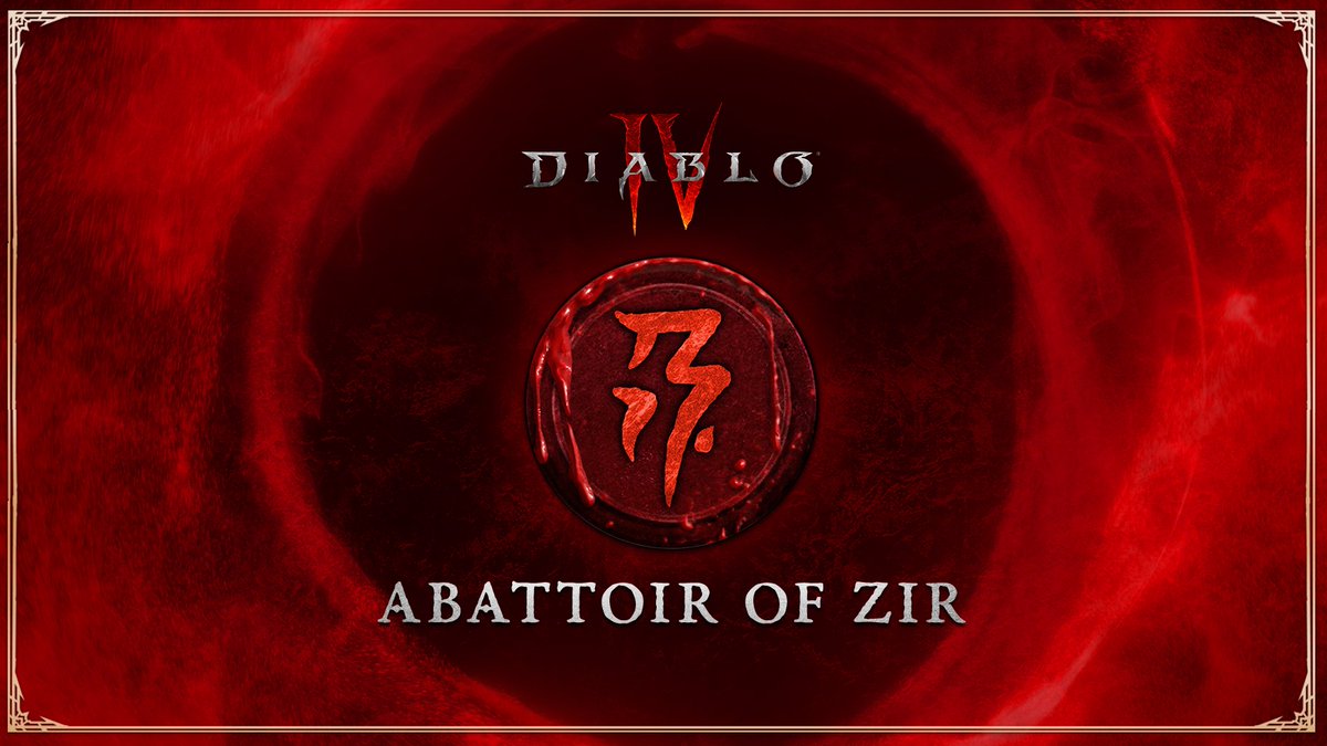 Answer the call for fresh blood 🩸😈 The Abattoir of Zir comes to #DiabloIV on 12/5. blizz.ly/3N912bg