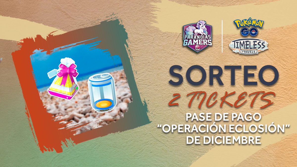 🍀Sorteo de 2 tickets para Diciembre de Operación Eclosión!!
Para participar:
1) Síguenos y da RT.
2) Responde a este tweet nombrando a un amigo y con una captura de estar suscrito al canal: youtube.com/@ParanoiasGame…
Ganador el 5/12 y más sorteos en IG y Web😃