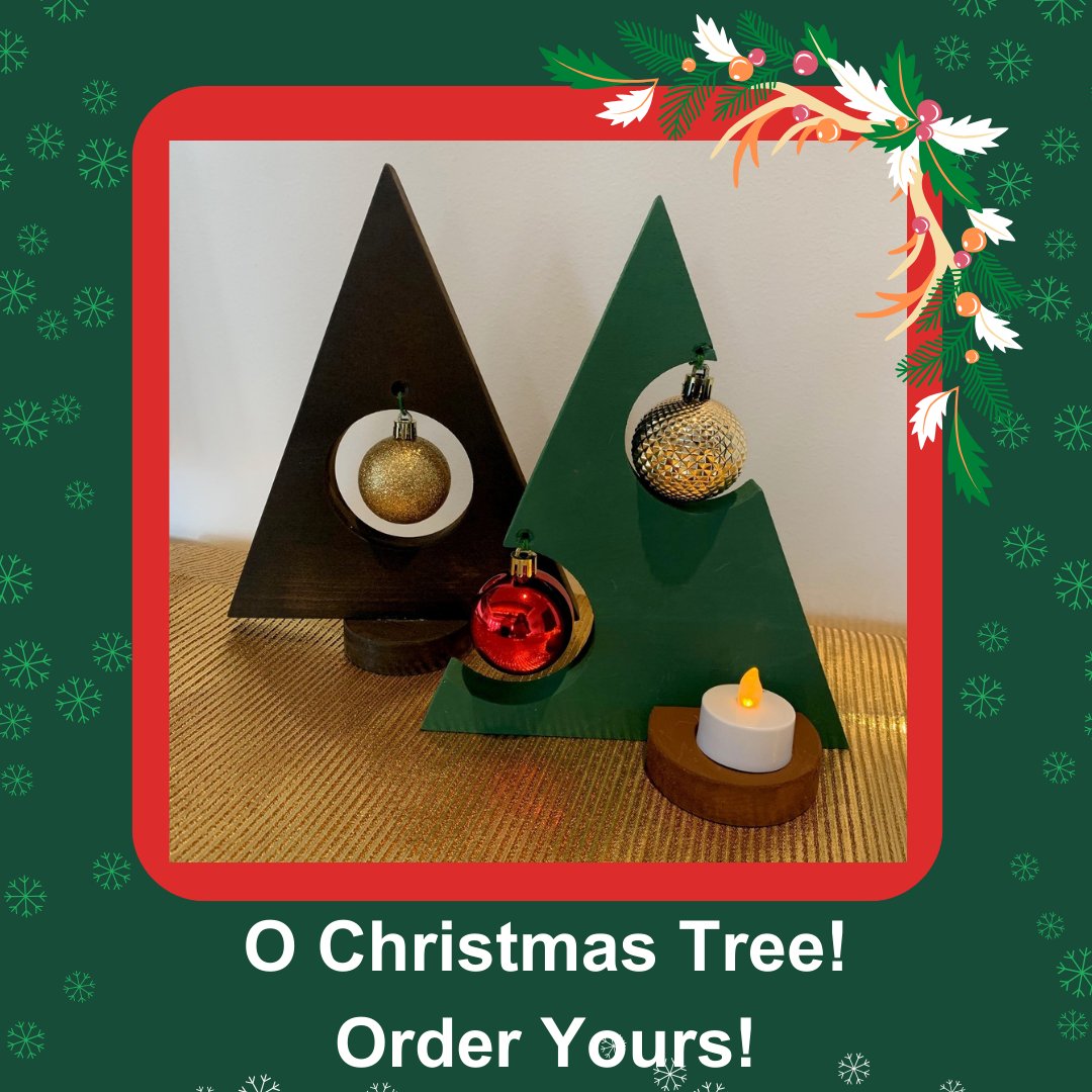 Place your order now for ASNL's Christmas Tree crafts, created by participants of our Transitions program. $25 each. Two styles and colours as shown.  Email cmoakler@asnl.ca or call 709-722-2803 x 227.  Deadline for ordering is December 15.