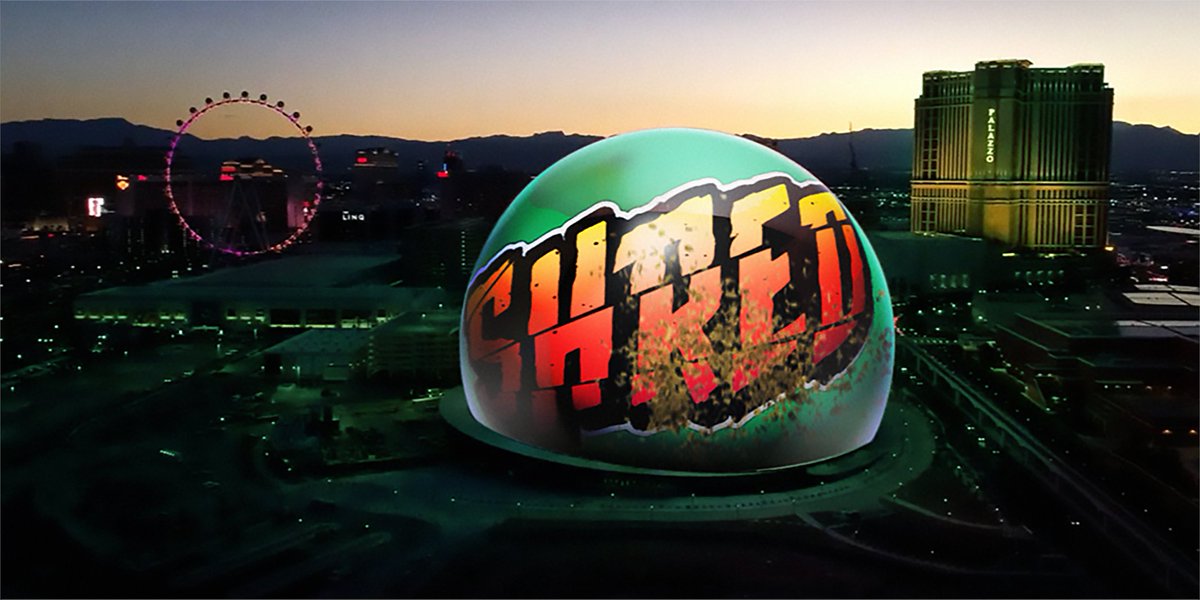 We blew our whole marketing budget on a Sphere takeover that blinked on for 5 seconds. Did you catch it?