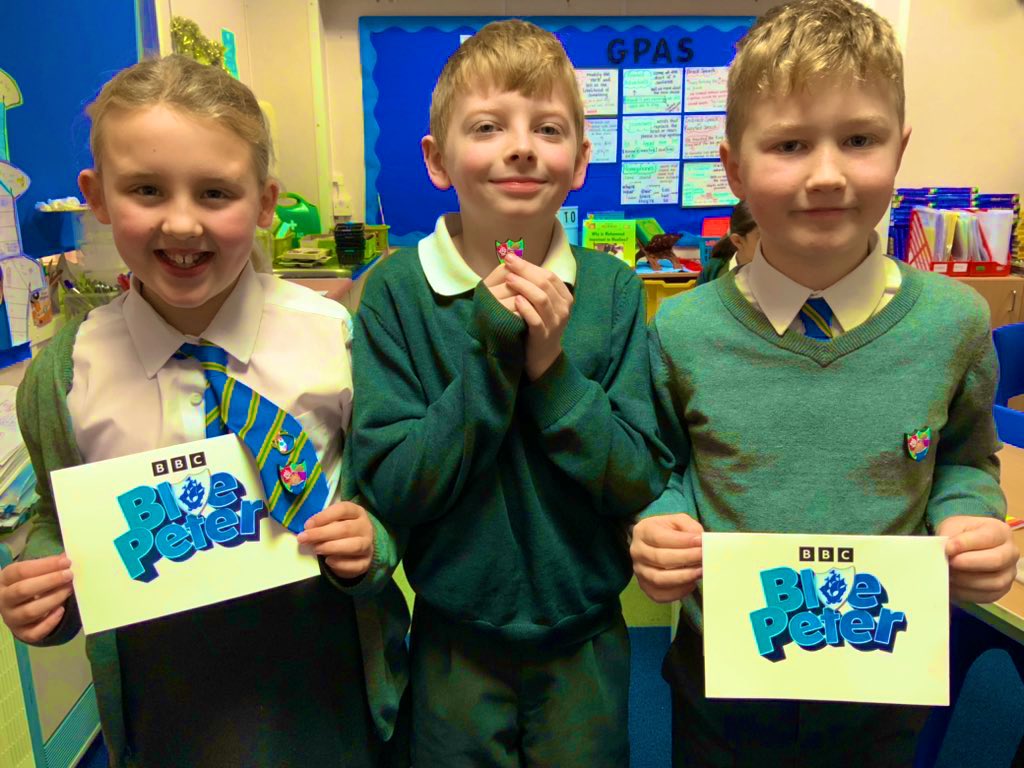 StBridgetsCofE's tweet photo. Class 10 are proud to announce that 3 of our amazing pupils have received their #bluepeter #bbc reading badges #quentinblake well done guys, then we enjoyed our weekly reading assembly ‘Bookflix!’ #reading #readingforpleasure #bookflix https://t.co/AC2l9zY9lM