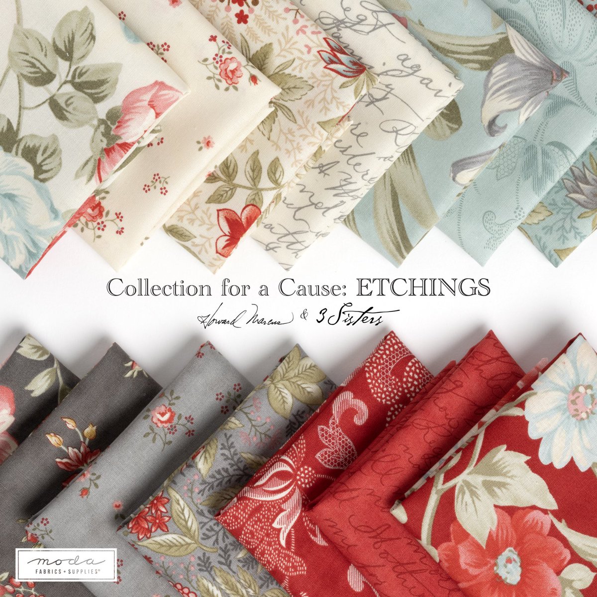 Collections For A Cause - Etchings by Howard Marcus and 3 Sisters for Moda is now in stock.

SHOP> hamelsfabrics.com/shop/Fabrics/V…

#collectionsforacauseetchings #etchingsfabric #howardmarcus #3sistersfabric #modafabric #quilt #sew #canadianquiltshop #BCquiltshop