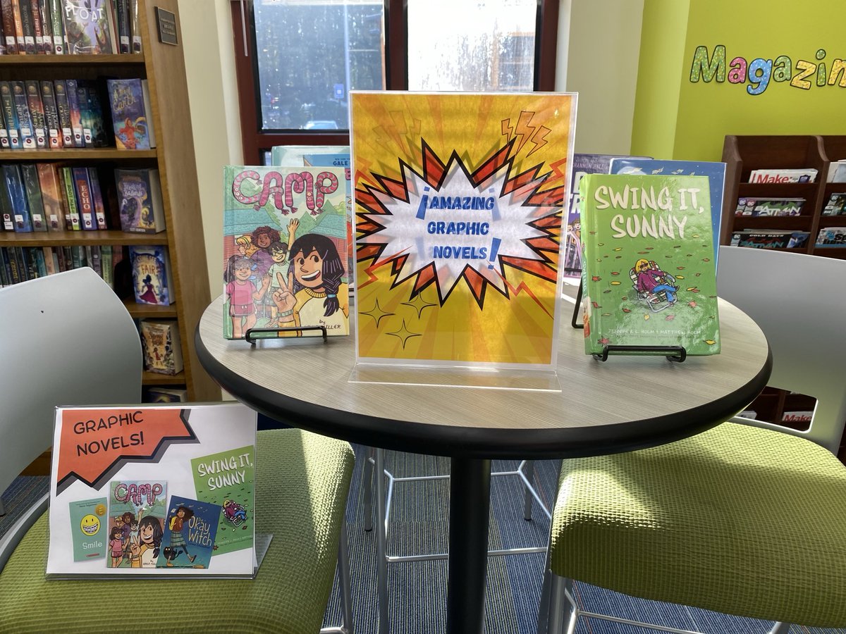 21stStacy's tweet photo. Middle school library ambassadors create new book displays highlighting our great collection ⁦@Davis_Academy⁩ #libraryambassadors #davis6 #davis7 #davis8 https://t.co/Y9h74SnIxX
