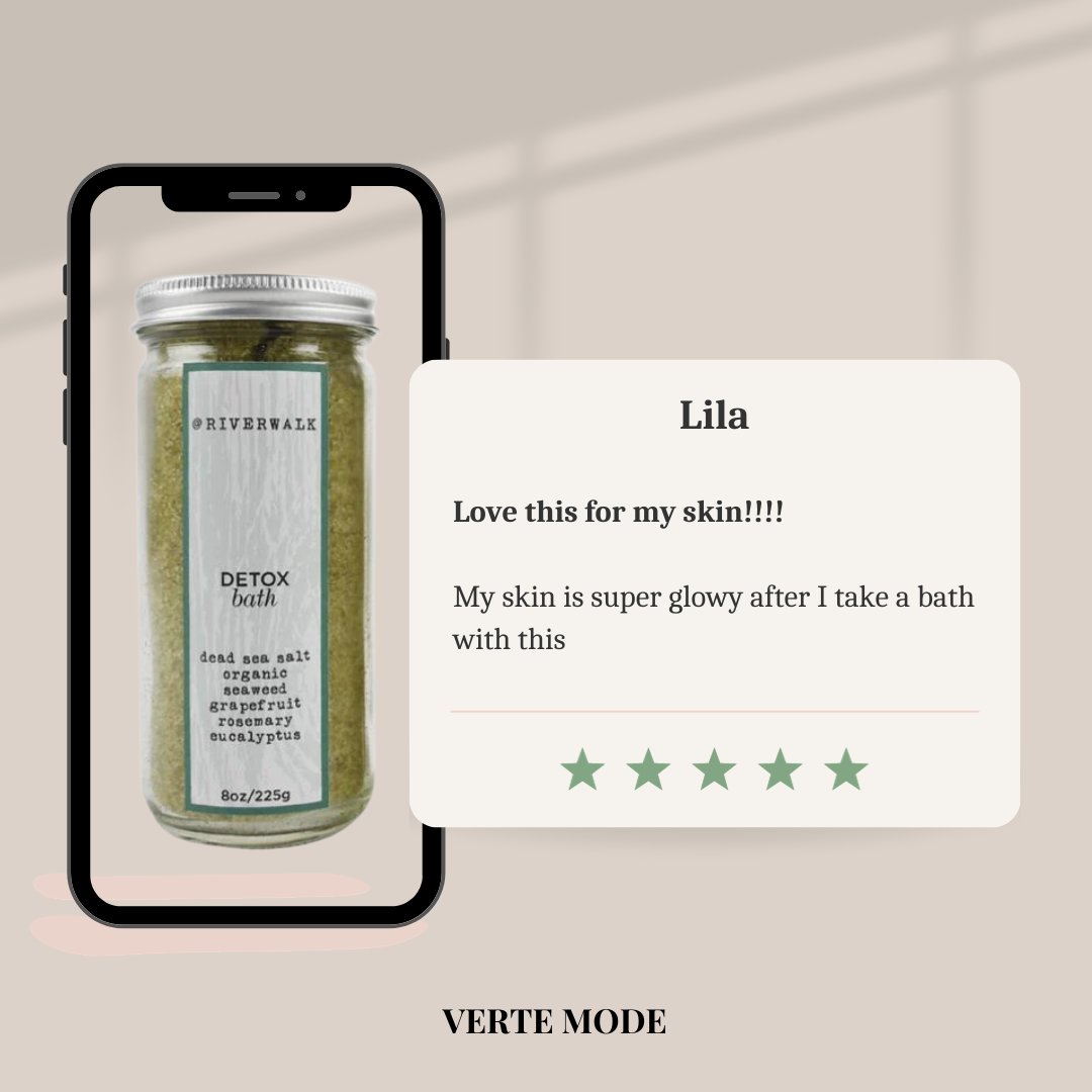 vertemode's tweet image. 🌿 Unplug, unwind, and sprinkle our enchanting Detox Bath Salts into your tub to escape the digital chaos. 🧘‍♀️✨ 

Let the calming scents whisk you away on a stress-free journey! 🚿💖

#SustainableBath #BathGoals #BathSalt #RelaxingBath #SustainableLiving