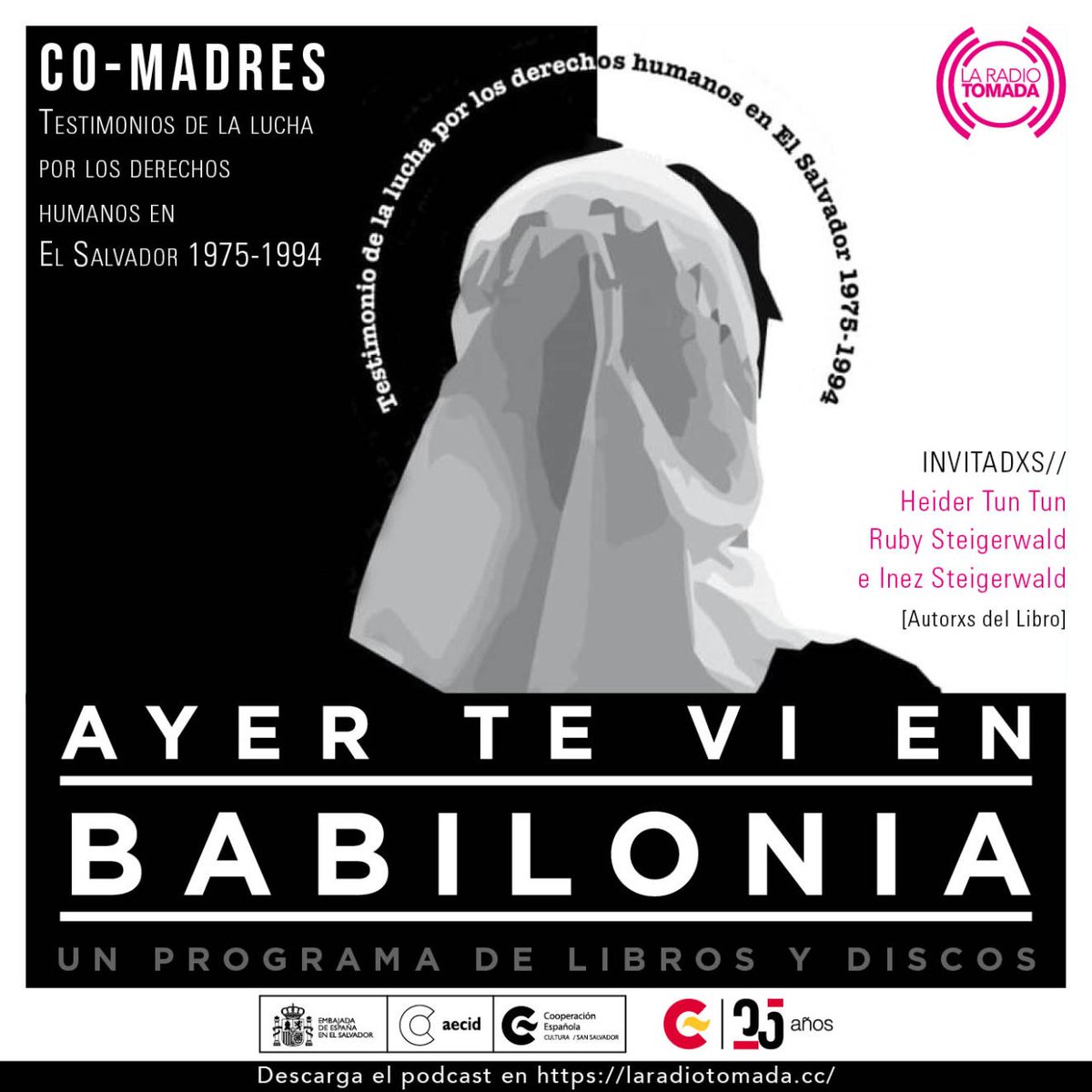 laradiotomada's tweet photo. 👋🏽 Buenos días, buenas tardes, buenas noches, ¡llegamos a un episodio más de Ayer te vi en Babilonia!

🎧 Escúchalo aquí: https://t.co/HBsZTpwF7r https://t.co/LouzYgCeiv