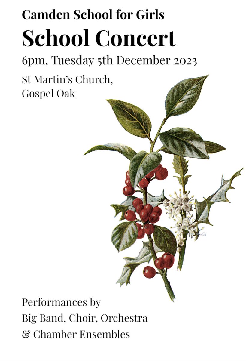 Camden School for Girls (@csg1871) on Twitter photo We warmly welcome our school community to the Camden School for Girls Winter Concert on Tuesday 5 December at 6pm. Beautiful music performed by talented musicians <a href="/KaterynaLaw/">Kateryna Law</a> We warmly welcome our school community to the Camden School for Girls Winter Concert on Tuesday 5 December at 6pm. Beautiful music performed by talented musicians <a href="/KaterynaLaw/">Kateryna Law</a>