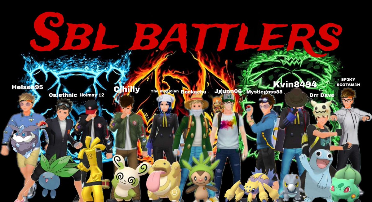 Silph was definitely our origin, but we have moved on. Battle Frontiers ready we stand: SBL have formed, we have recruited and we couldn't be more proud to stand together for next season. <a href="/gregory_andrew/">Mysticgass88</a> <a href="/SP3KYSCOTSM4N/">SP3KYSCOTSM4N</a> <a href="/calethnic/">calethnic</a> <a href="/Holmsy12/">James Holmes</a> <a href="/Kvin8494/">Kvin8494</a> <a href="/bigjbanger/">jamie</a> <a href="/Beckachu25pvp/">Beckachu25</a>