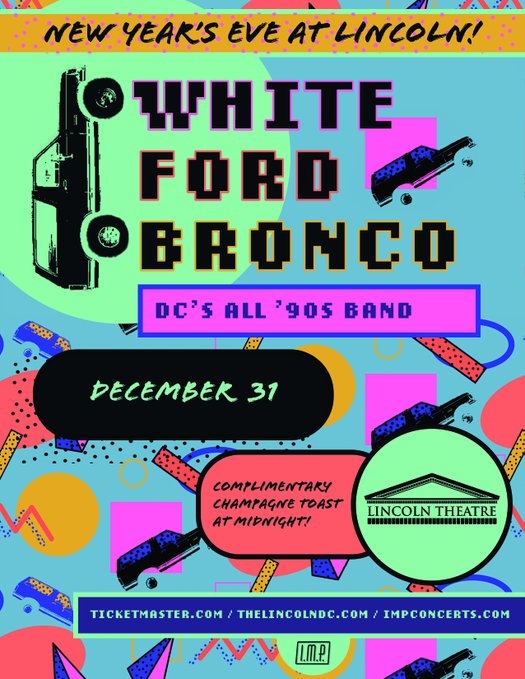 We're super stoked to be playing <a href="/TheLincolnDC/">The Lincoln Theatre</a> this New Year's Eve, and we want you to be there!

Tickets:  ticketmaster.com/white-ford-bro…