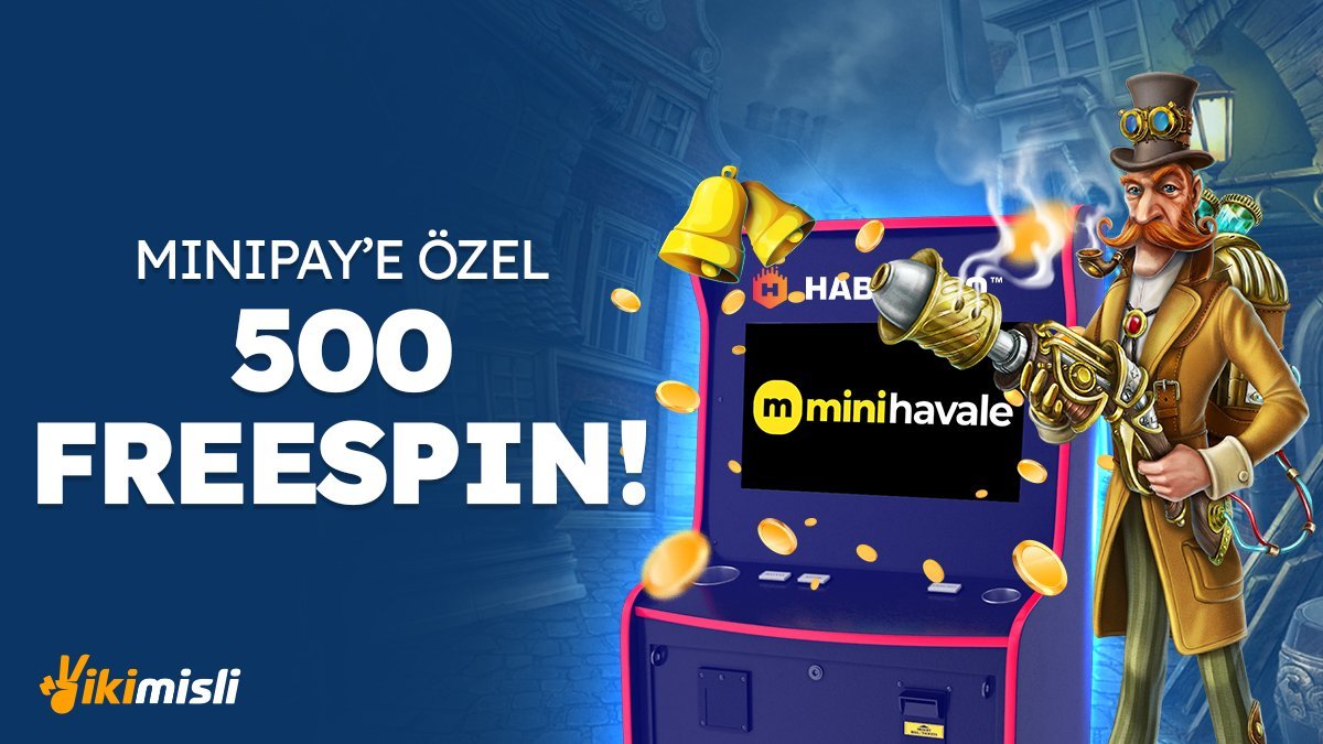 🎰 ikimisli'den MiniPay'e özel 500 freespin!

Mini Havale Ⓜ️ ile yatırım yap ve %20 oranında freespin kazan!

En az 20₺'lik yatırım ile faydalanabilirsin.

ikimisli Giriş: cutt.ly/ikimisli-giris

#ikimisli #MiniPay #Freespin