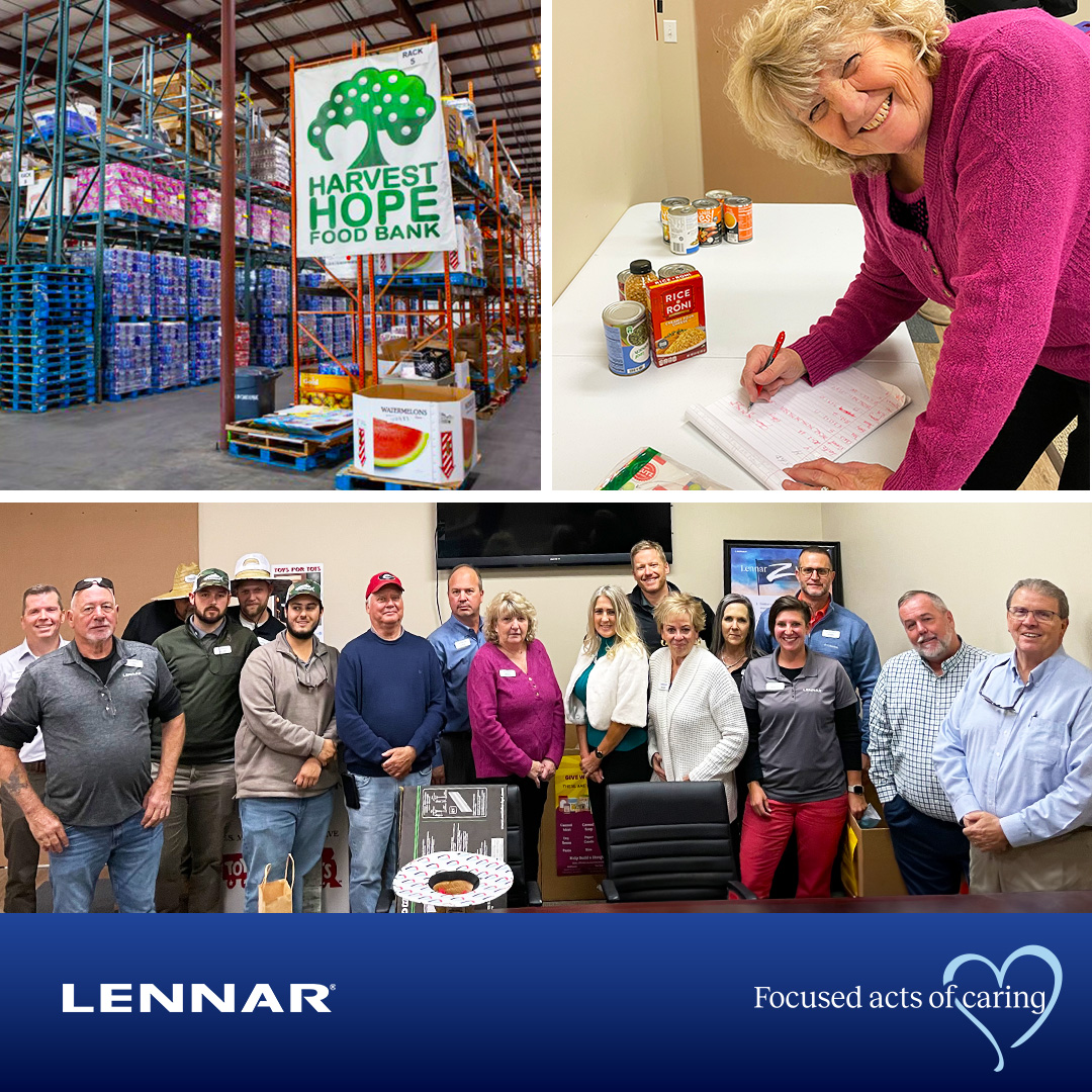 Lennar's tweet photo. Today, we are highlighting Lennar’s Columbia Division and their partnerships with local organizations to give back to the surrounding communities! Check out the story here: https://t.co/MF6ttfARt6
#FocusedActsofCaring https://t.co/aNLrhuJbP0