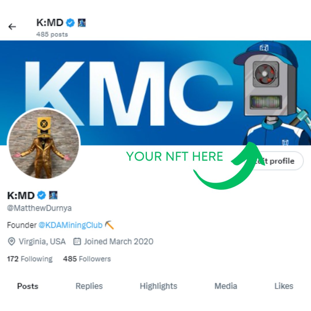 KDAMiningClub's tweet image. Customized KMC Banners for Twitter/X now available for a limited time👇
docs.google.com/forms/d/e/1FAI…