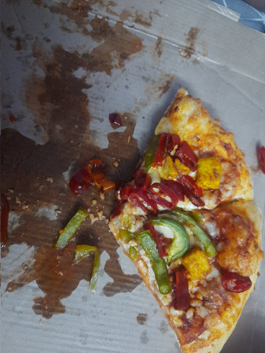 Subash_subiks's tweet photo. @dominos_india .

The pizza delivered was so great that it can go to garbage directly immediately after fastest delivery.

Attached pics of my 450rs pizza like not even worth 200rs for the pizza. No care on the brand product that is delivered. No more #dominos for pizza. Thanks. https://t.co/2IKpjIgFYo