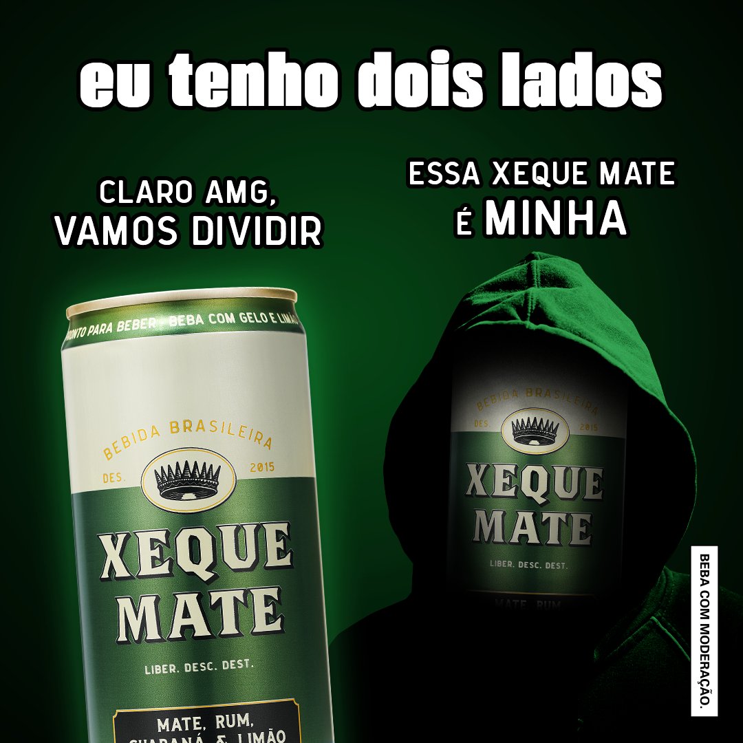 Verdemar - Você quer novidade para o carnaval,@? Agora, você encontra a  bebida que já é sensação do verão, Xeque Mate, feita à base de Rum e Mate,  em todas as nossas