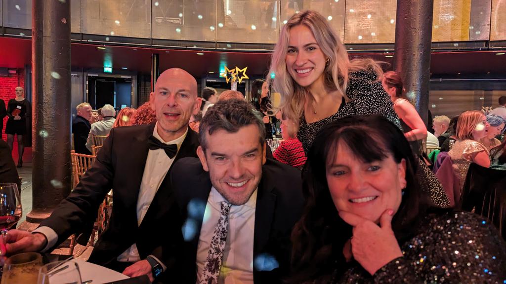 Team <a href="/standingtallorg/">Standing Tall</a> getting ready for the #SocEntAwards23 hoping to win the one to watch category !! Great night !