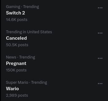 cerealgoo's tweet photo. NO WAY SWITCH 2 CANCELLED PREGNANT WARIO https://t.co/tDiLBhGRo6