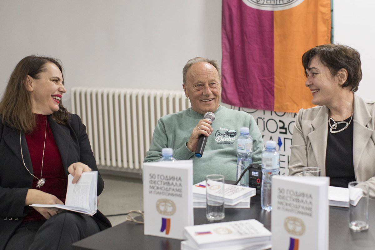 Drugog dana festivala je održana promocija knjige "50 Godina Festivala Monodrame i Pantomime"