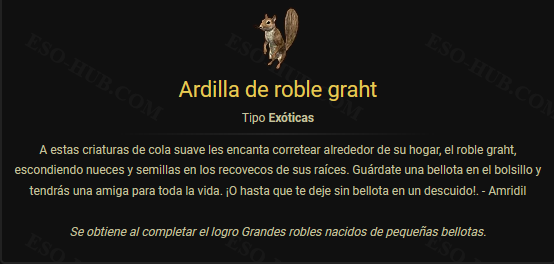 ConsejoDeNirn's tweet photo. ¿Sabíais que podéis conseguir una ardilla como mascota gracias a las mazmorras públicas del capítulo de #Necrom?
#ElderScrollsOnline #ESFam @TESOnline_ESP https://t.co/sVbEhzXK13