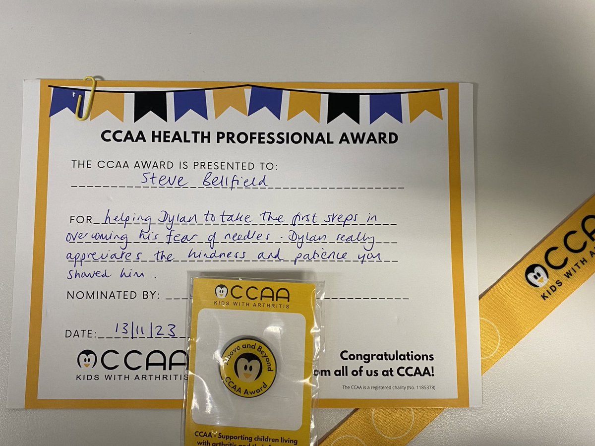 Staff appreciation post, today one of our patients nominated our amazing Steve for this award. So rewarding to hear the how much difference Steve has made to this patient in ensuring his visits to Ward 76 are always a positive experience. Thank you. ⭐️