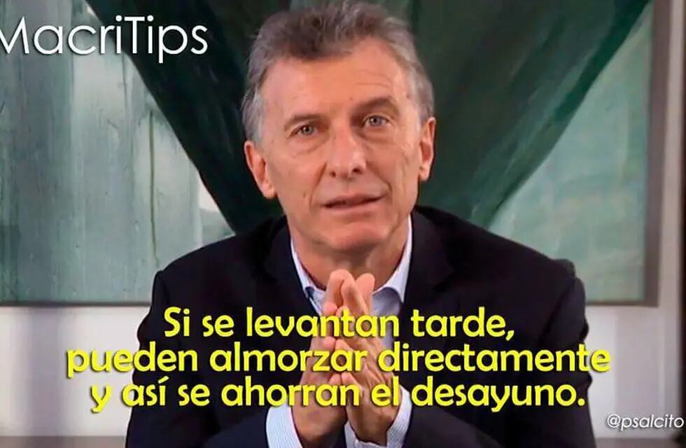 virscabbio's tweet photo. Vuelven los Macritips 🙃 https://t.co/WoRTwC6HI7