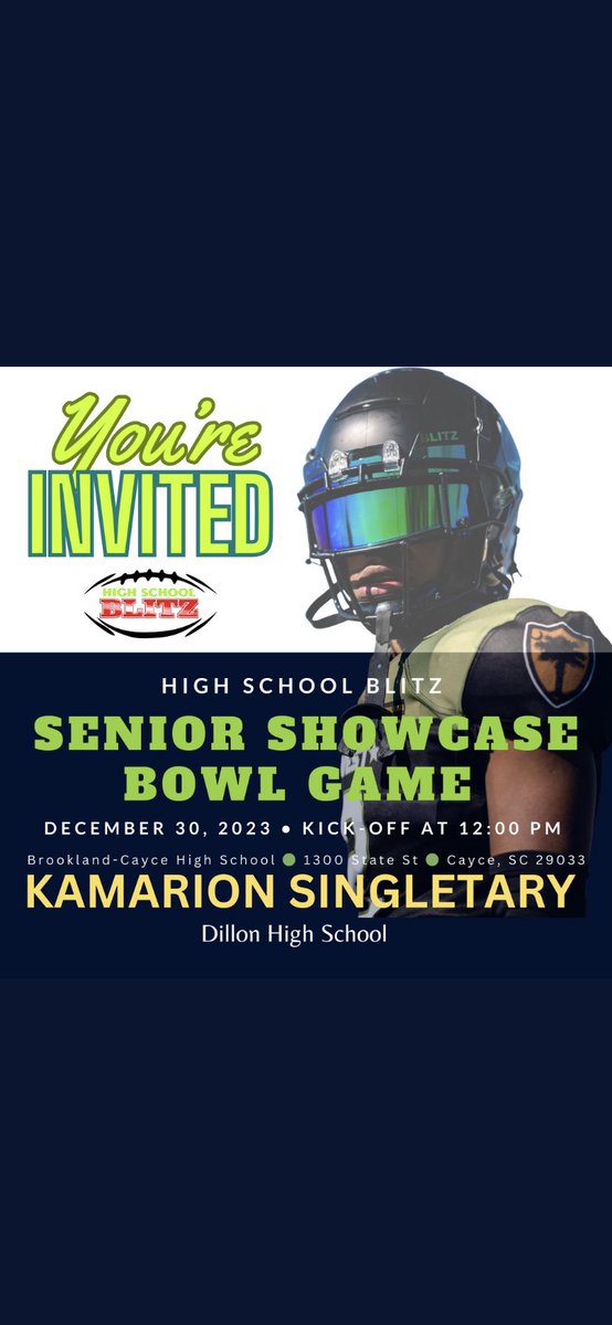 blessed to be playing in the senior showcase <a href="/HighSchoolBlitz/">High School Blitz</a>