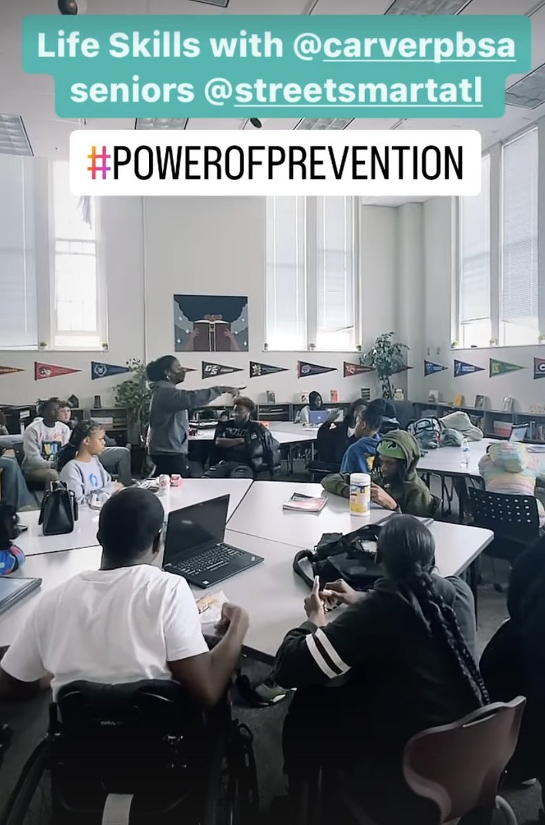 WhatsYourCor's tweet photo. We are IN SCHOOL doing the work every👏🏼 day 👏🏼 to help our scholars become #lifeready. 

#preventioneducation #behavioralhealth #basicneeds #wraparoundcare #blackstudentsmatter 

@carverpbsa @AJFuller_APS @PBS_Atlanta @NikkitaDW @MsManago https://t.co/Kr2y0xAbV4