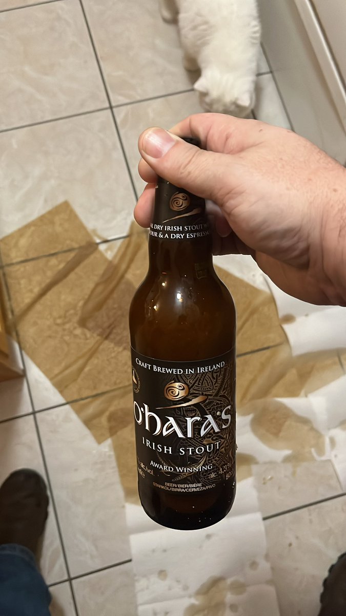 Please join me for a moment of silence in respect for a fallen beer 🫡… 
Taken before its time of being enjoyed… 😢 😭