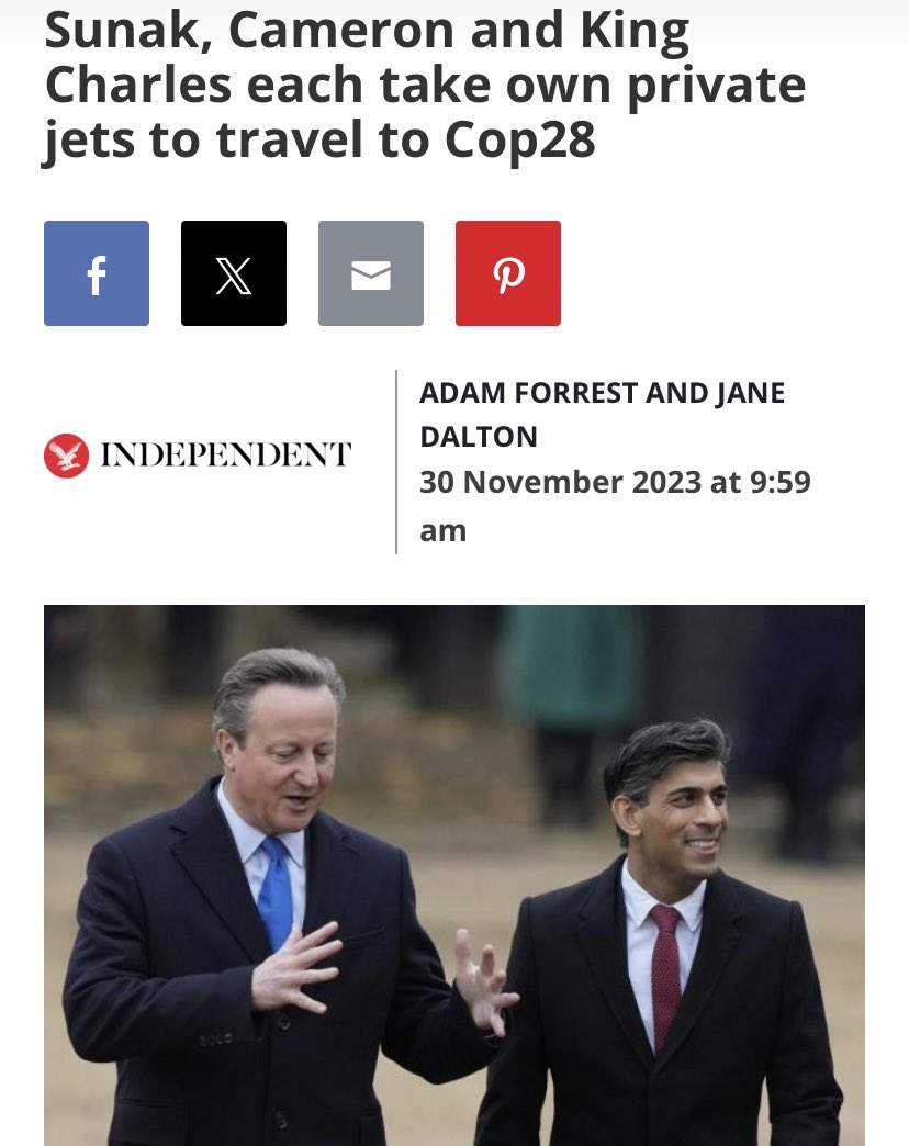 JamesMelville's tweet photo. They are taking the piss. 
#COP28 https://t.co/hgRjqfTyUu