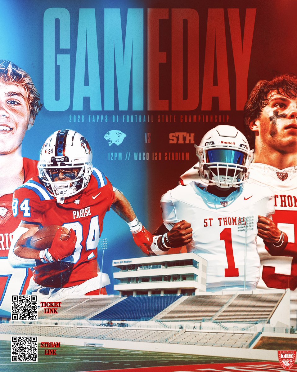 We are officially inside the 24 hour window for the Division 1 (6A) <a href="/TappsFootball/">TAPPS Football</a> State Championship. 

📍Waco ISD Stadium
🎟 tapps.biz/tickets
📺 tappstvnetwork.com/TAPPSTV/
📻 tappsradio.mixlr.com (free!)
👉 bit.ly/47UhXqc