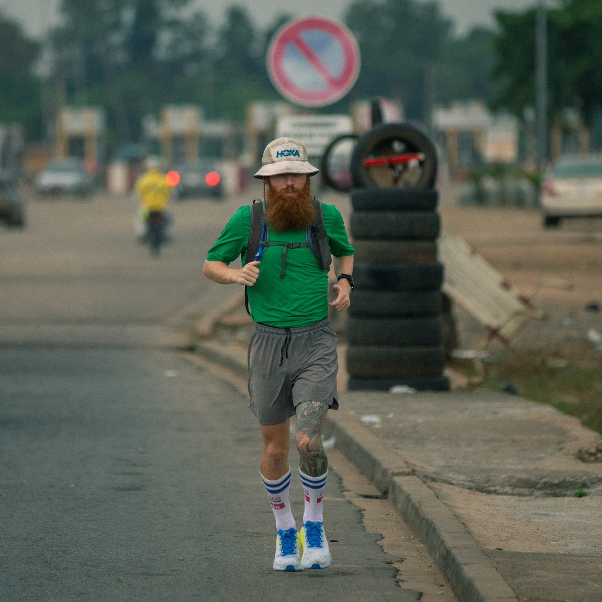 #ProjectAfrica Day 215-223

Day 215: ❌
Day 216: ❌
Day 217: 34km
Day 218: 30km
Day 219: 46km
Day 220: 50km
Day 221: 40km
Day 222: 56km
Day 223: 50km

Total raised for charity so far: £95,825

Made it to Ghana 🇬🇭 It’s been another tough few days. Body is still riddled with