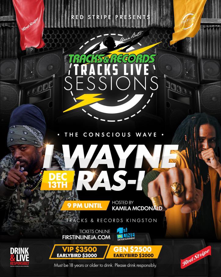 The Conscious Wave on December 13th inside of Tracks and Records alongside I Wayne🔥🔥🔥

More live music fi di I dem fi close out the year 🙌🏽🙌🏽