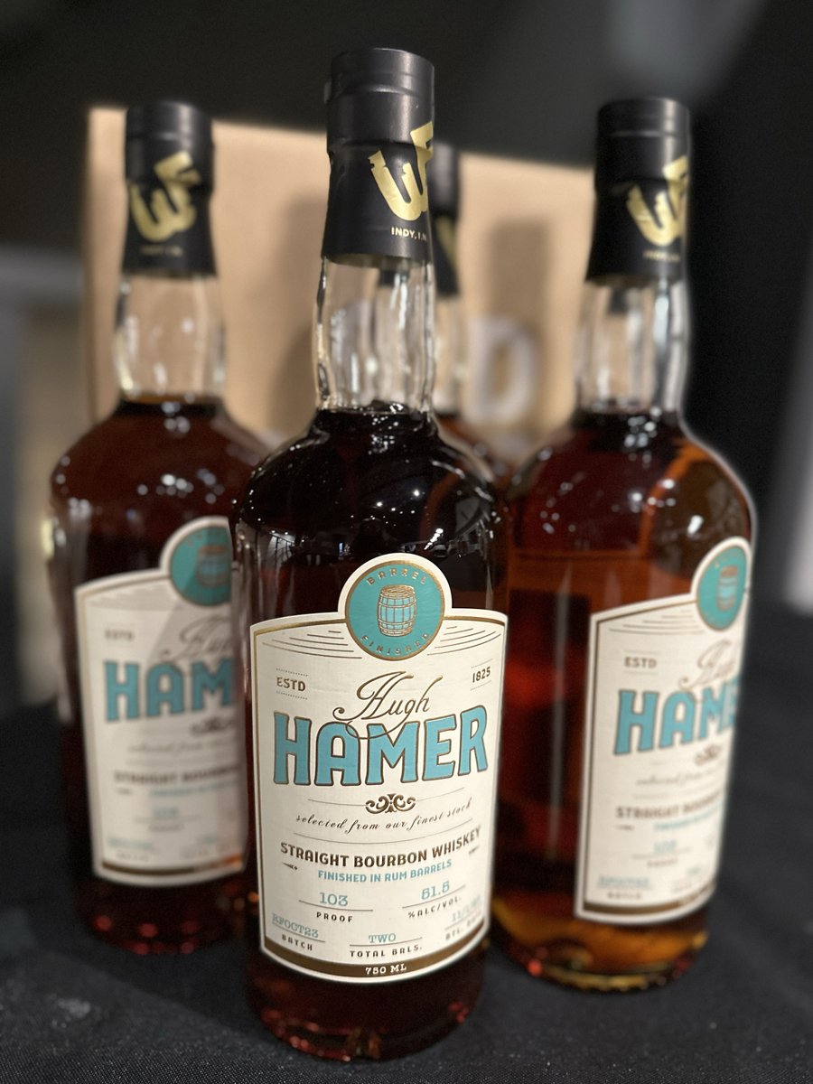 INCornFarmers's tweet image. This week we got to award @westforkwhiskey with the Best of Indiana award for the 2023 Heartland Whiskey Competition (sponsored by ICMC). Their Hugh Hamer Straight Bourbon Rum Finish Cask Strength pays homage to 19th-century excellence using 100% Indiana grain. #CornCheckoff