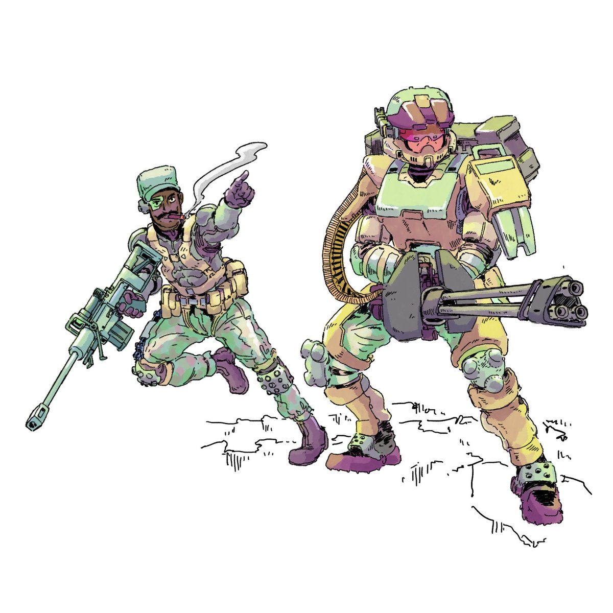 TheCountofS's tweet photo. Johnson &amp; Bryne during Project ORION... https://t.co/hYE7Hd9hrP