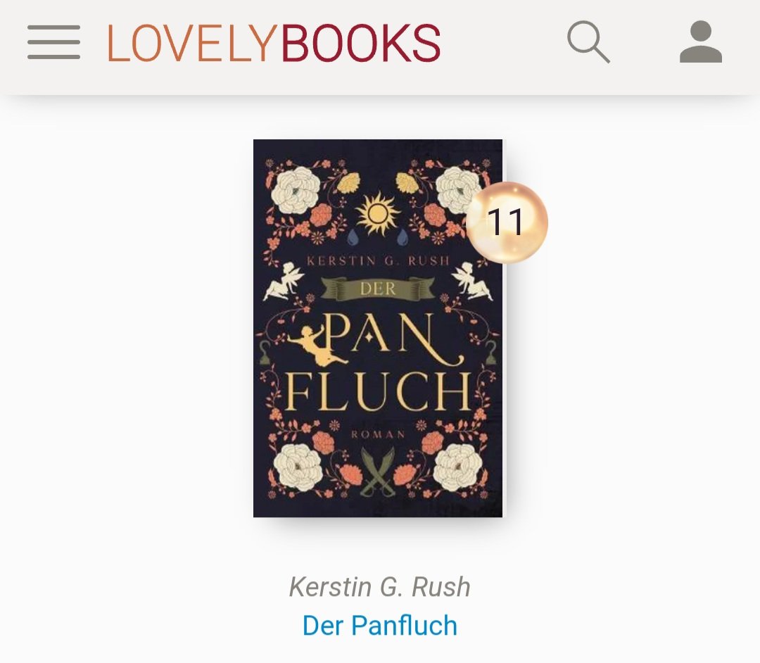 Der Panfluch hat es dank euch auf Platz 11 des Lovelybooks Community Award geschafft. Vielen Dank für eure Unterstützung. 🥰