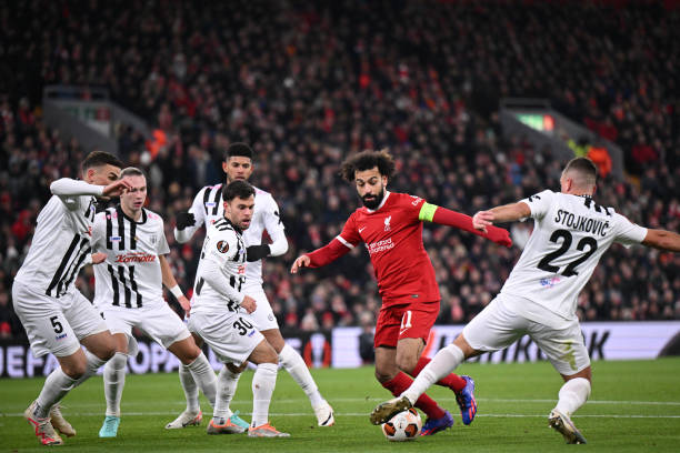 A marked man, @MoSalah.

#LFC #Anfield #EuropaLeague #LIVLAS