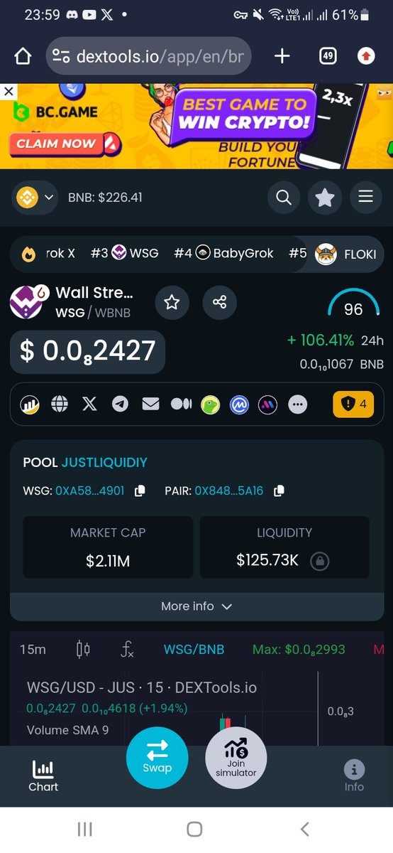 vatann111's tweet photo. @scottmelker #WSGTOKEN
#WALLSTREETGAMES https://t.co/rRynAoK3rQ