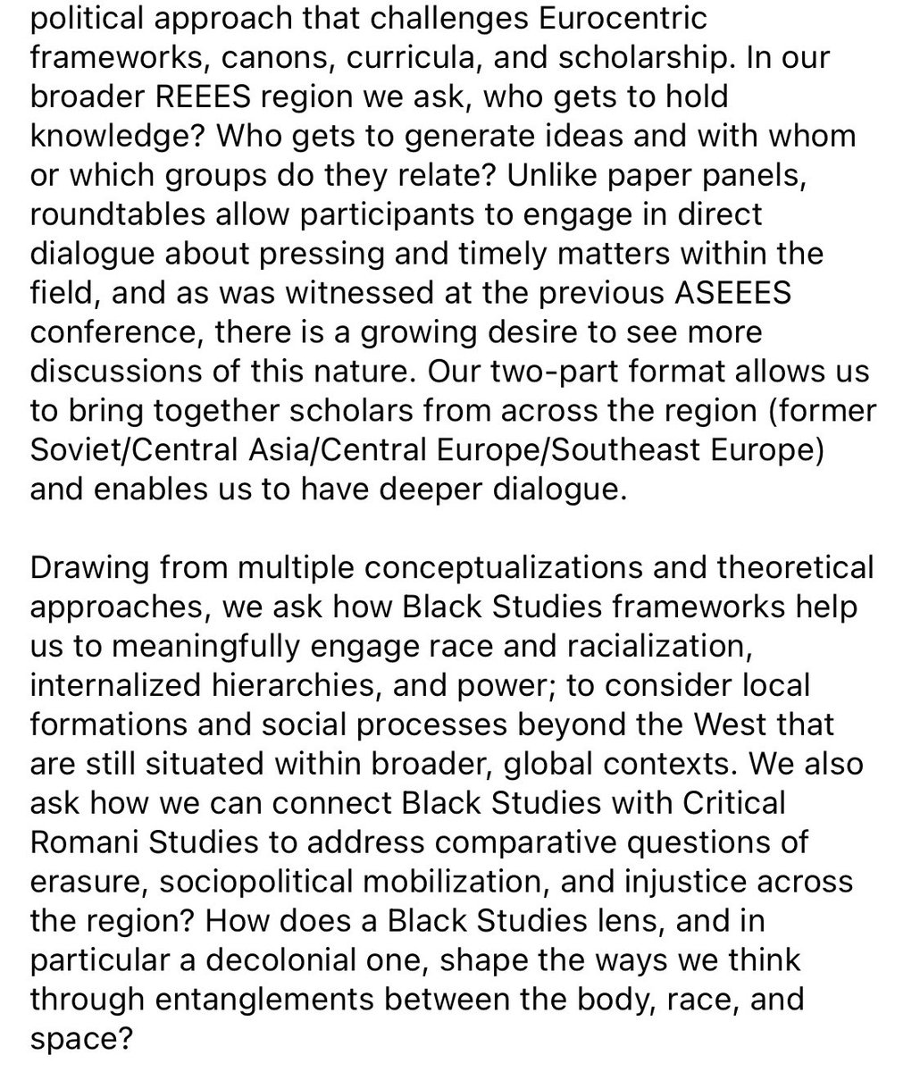 We’re kicking off the <a href="/aseeestudies/">ASEEES</a> convention in Philly y’all with Łukasz Zaremba, Rado Istok &amp; Jana Kantořikova on #race and #colonialism in interwar Eastern Europe: Poland, Hungary! Follow us! #ASEEES23 🧵
