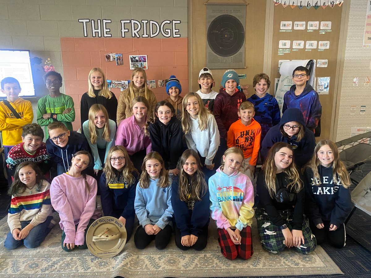 I am so proud of these leaders!!! We won the Golden Shoe at our community meeting today. Way to go Team Etienne!! #sascompass