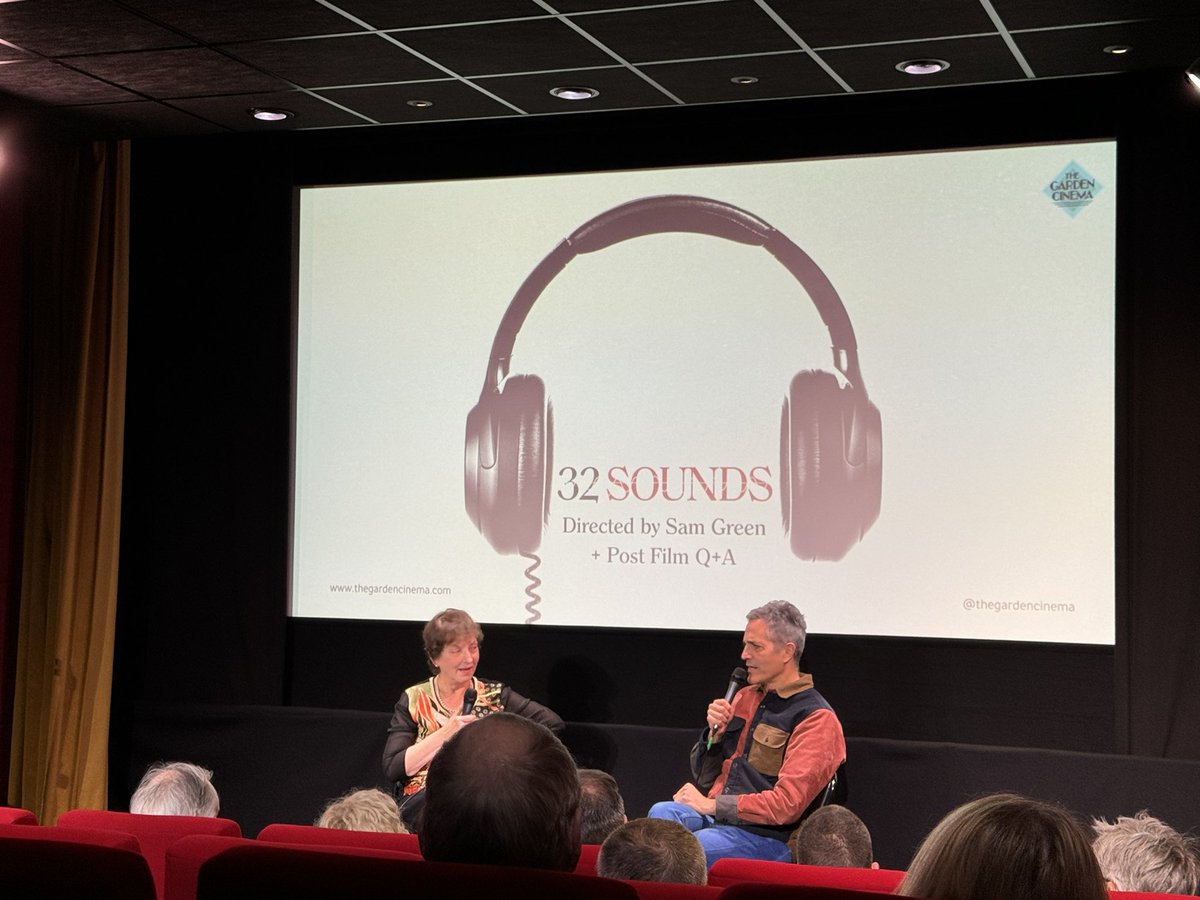 Managed to catch 32 Sounds for the first UK showing. Loved it. Didn’t expect it to be so emotional!

Was also fun seeing <a href="/_Foley_Artist/">Joanna Fang, MPSE</a> on a cinema screen instead of through Teams 😆

There’s still tickets for the Sunday showing so if you’re in London definitely check it out!